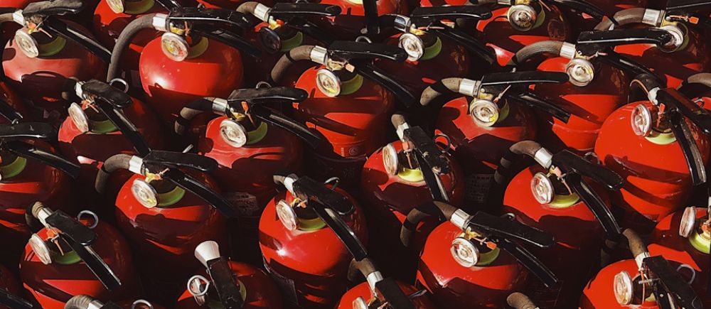 group of Fire Extinguishers